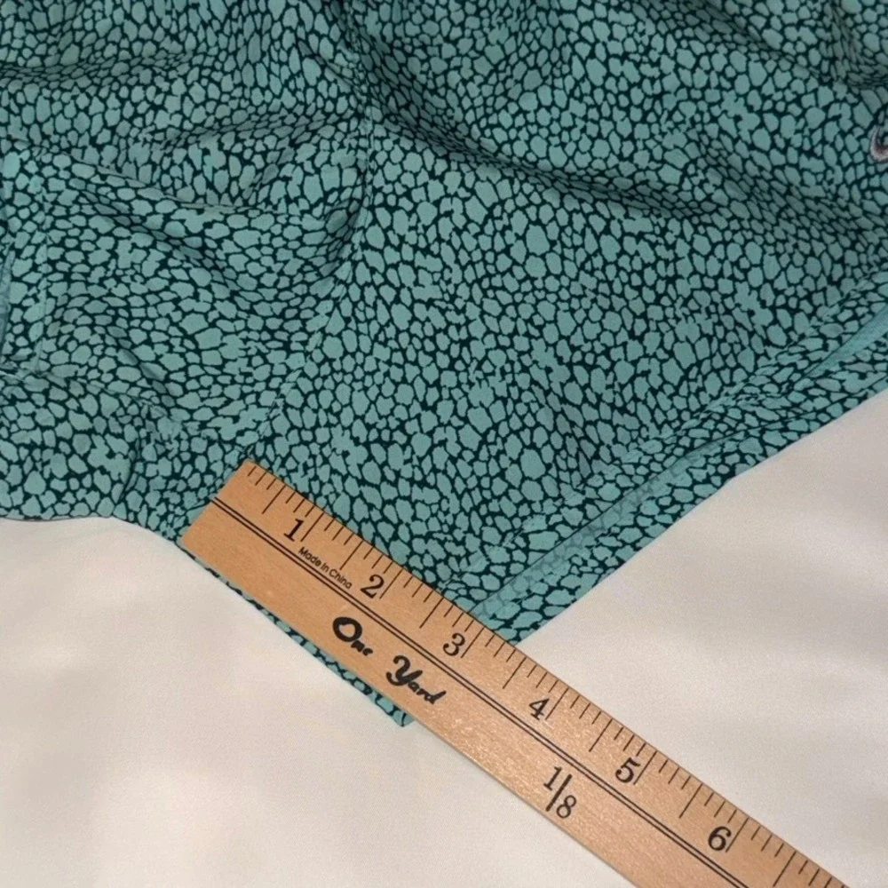 Nike Teal Patterned Athletic Shorts
